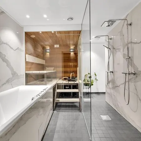 Kais Sauna, Jacuzzi, Cinema And Balcony House! Location Apartment *