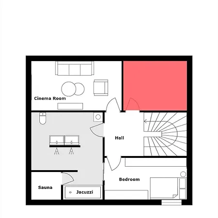 Kais Sauna, Jacuzzi, Cinema And Balcony House! Location
